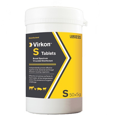 Virkon S Disinfectant Tub 50x5g Tablets