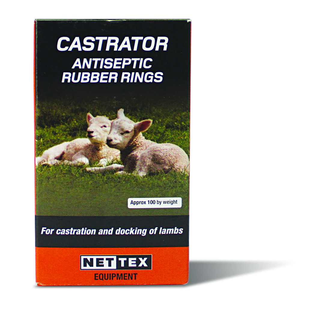 Net-Tex Lamb Castration Rings 100 Box
