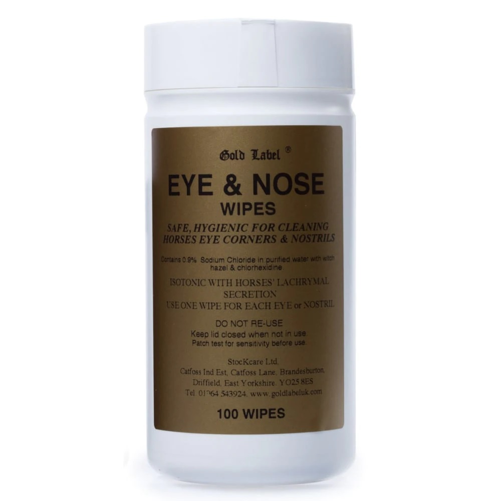 Gold Label Eye & Nose Wipes x100