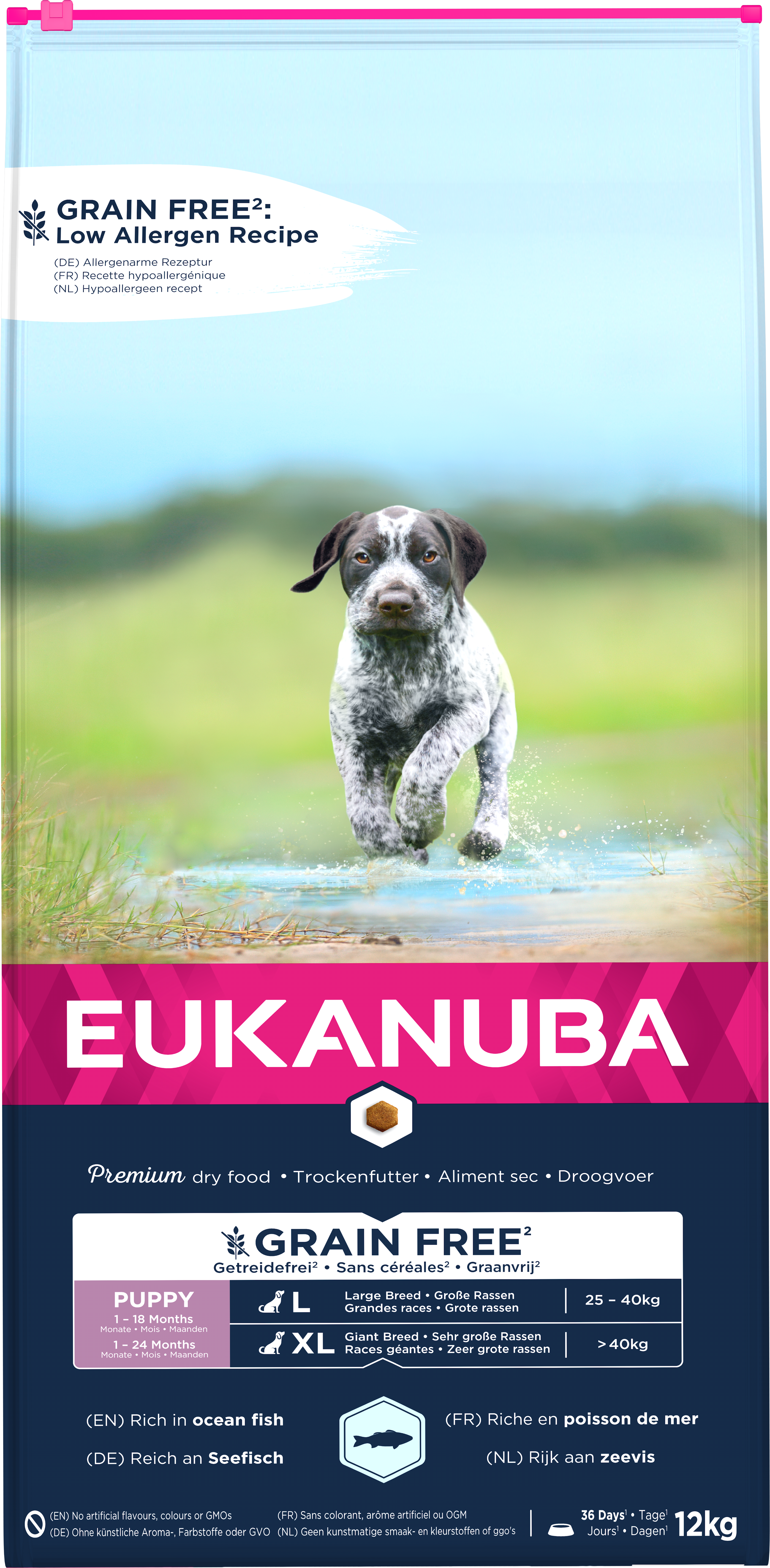 Eukanuba Grain Free Puppy Large Dog Food Dry 12kg