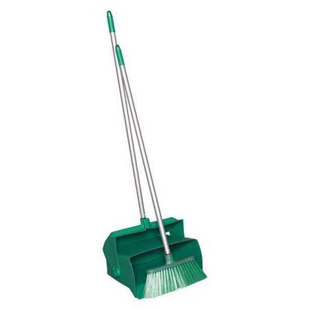 Lobby Dustpan & Brush Set Green