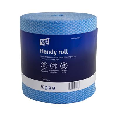 Handy Roll Wiper Blue (22x37cm) x 350 sheets  x 2 rolls