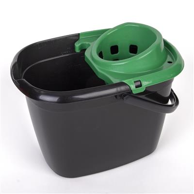 Recycled Mop Bucket & Wringer 14L Green