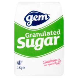 GEM Granulated Sugar 1kg x 15
