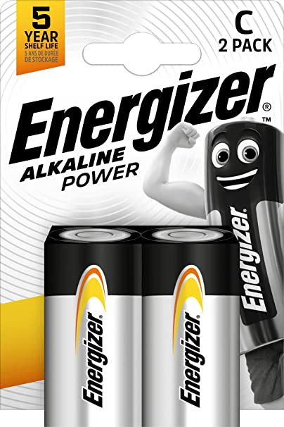 Energizer Alkaline Power Battery Type C x 2