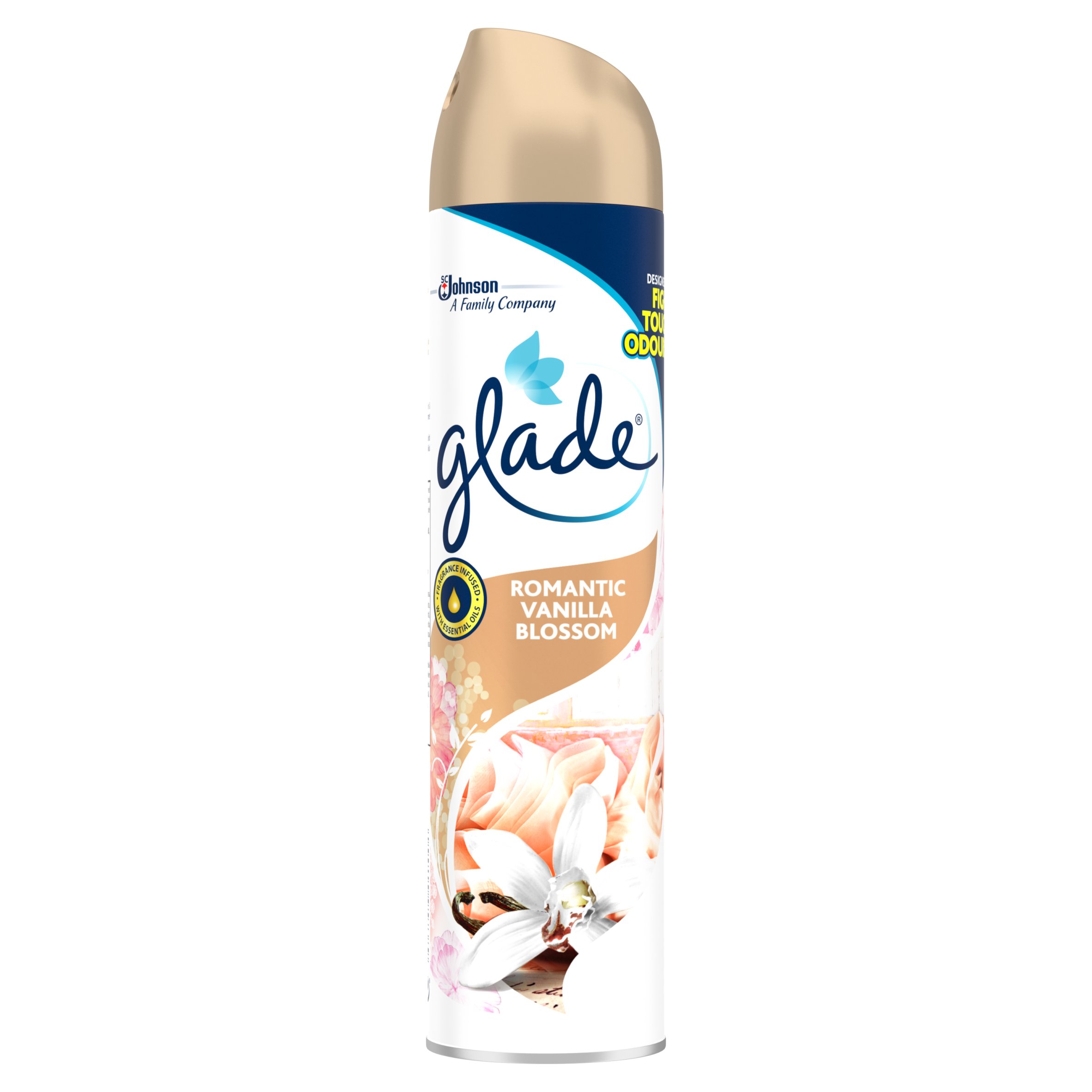 Glade Aerosol Air Freshener 5 in 1 Sheer Vanilla 300ml