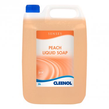 Cleenol Senses Liquid Soap Peach 5L