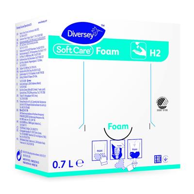 Diversey Soft Care Foam Soap H2 700ml x 6