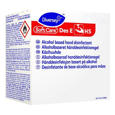 Diversey Soft Care Des E H5 Hand Sanitiser Alcohol Based 800ml x 6