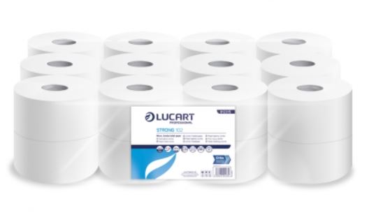 Lucart Strong 102 Micro Jumbo Toilet Rolls 125m x 24