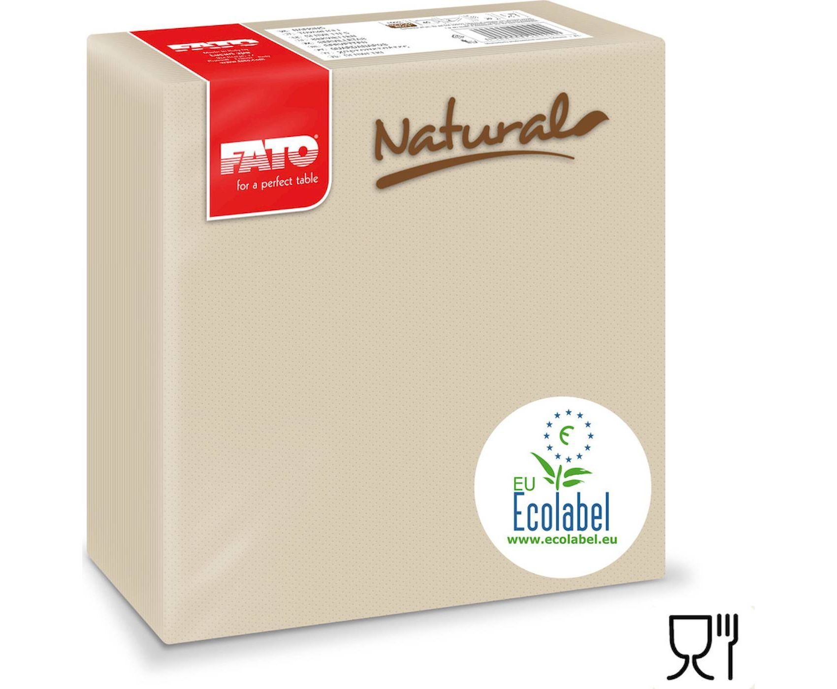 Lucart EcoNatural Napkin 38cm 2Ply x 1200