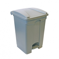 Pedal Bin Plastic Grey 40L