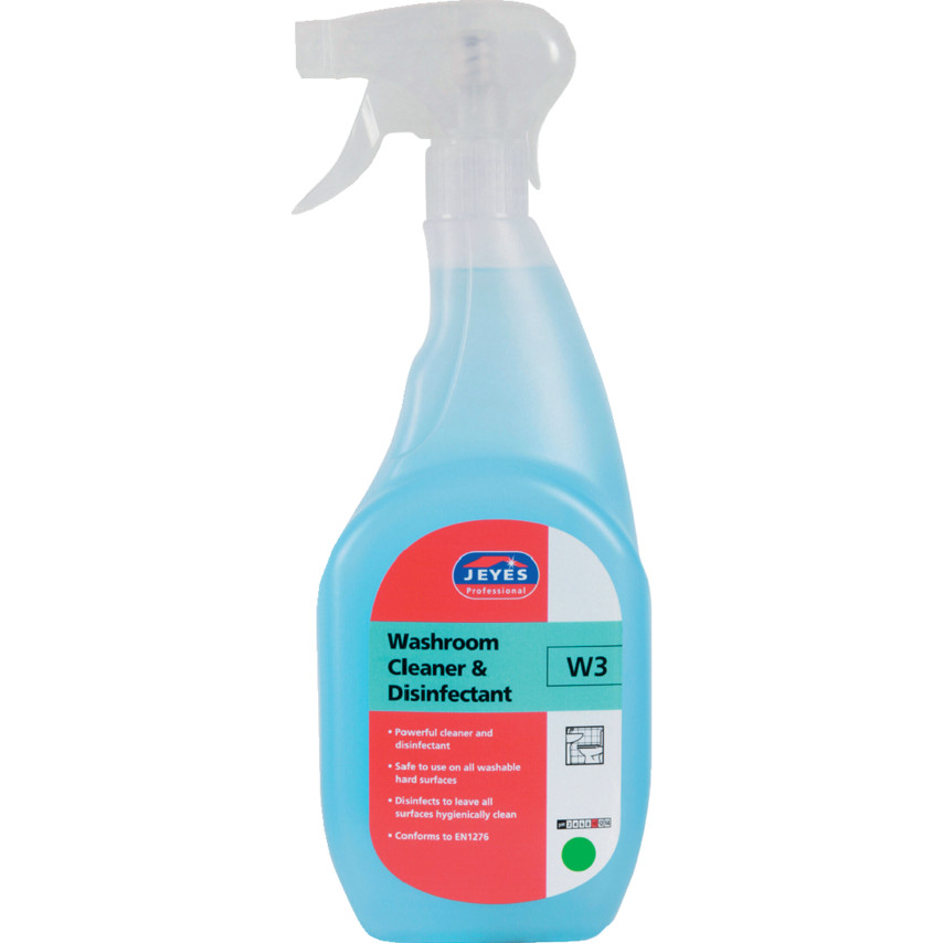 Jeyes W3 Washroom Cleaner & Disinfectant 750ml