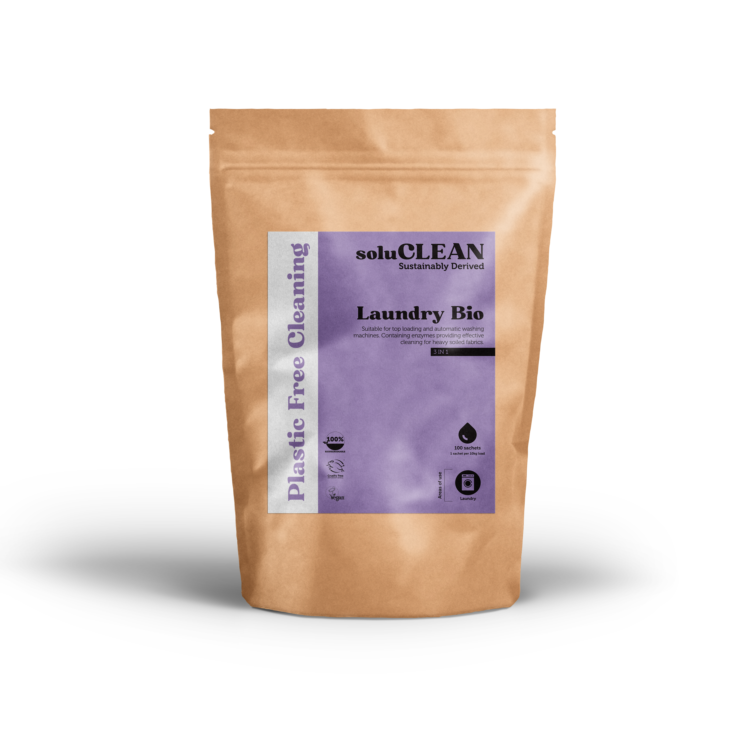 soluCLEAN Laundry Bio Sachet 10kg x 100