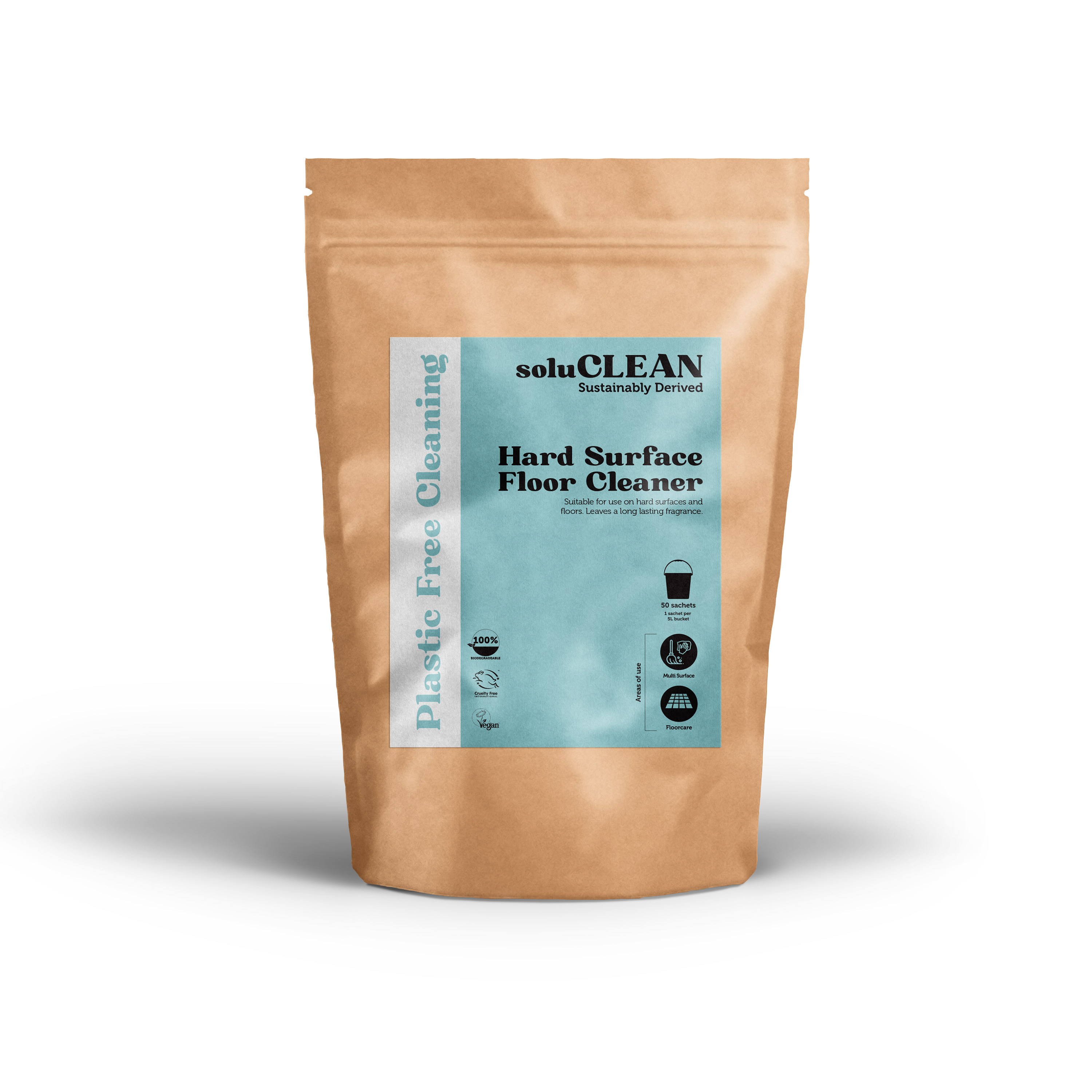 soluCLEAN Hard Surface Floor Cleaner Fragranced Sachet 10L x 20