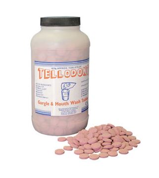 Tellodont Mouth Wash Tablets 400g x 4