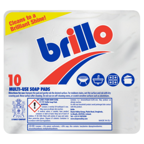 Brillo Multi Use Soap Pads x 10