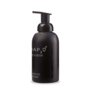 Soap2o Porcelain Soap Dispenser Black 350ml