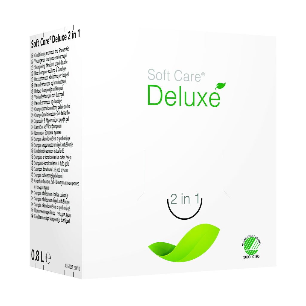 Diversey Soft Care Deluxe 2 in 1 Hair & Body Wash 800ml x 6