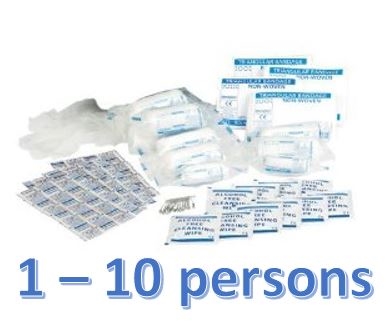 First Aid Kit Refill 1-10 Person