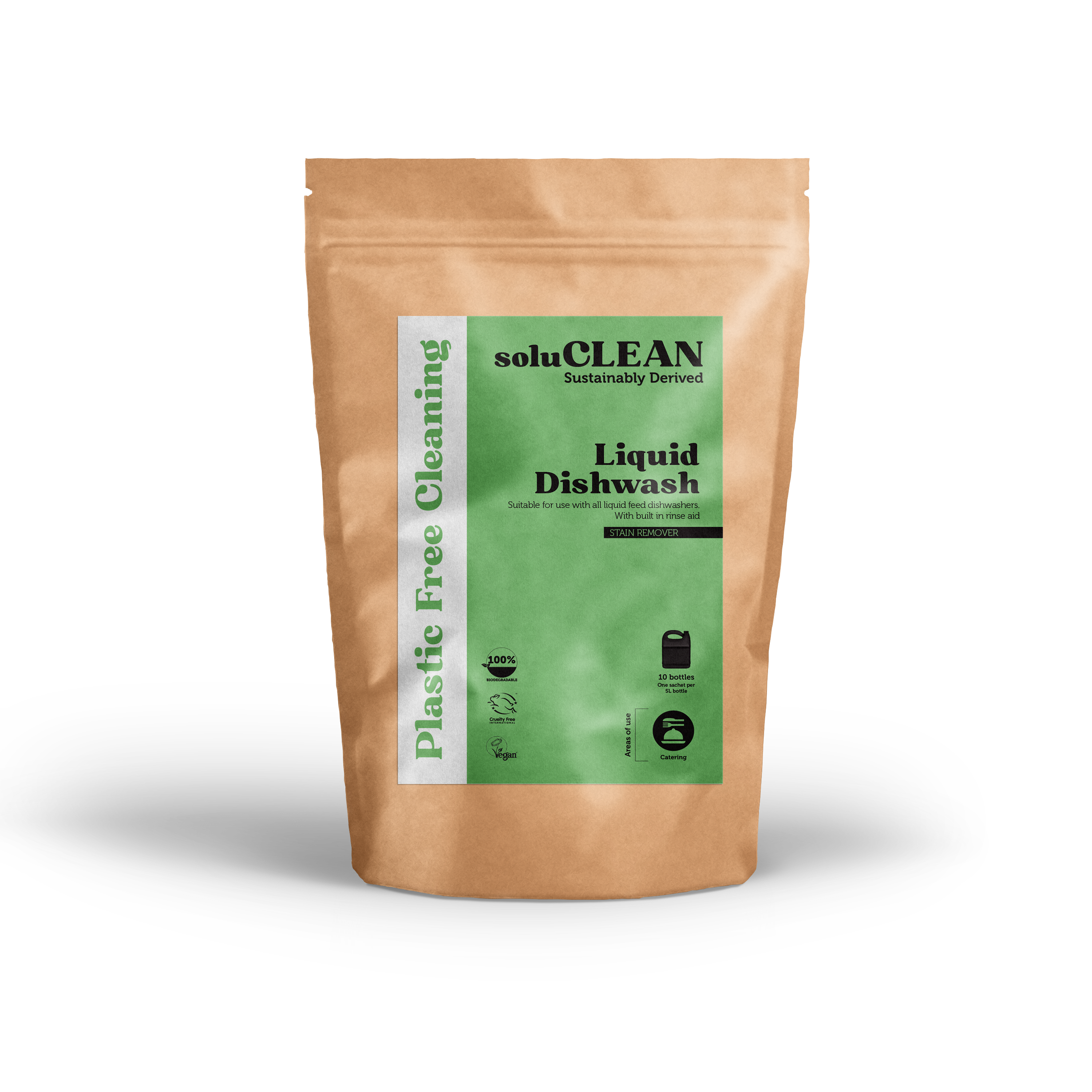 soluCLEAN Liquid Dishwash Complete Sachet 5L x 10