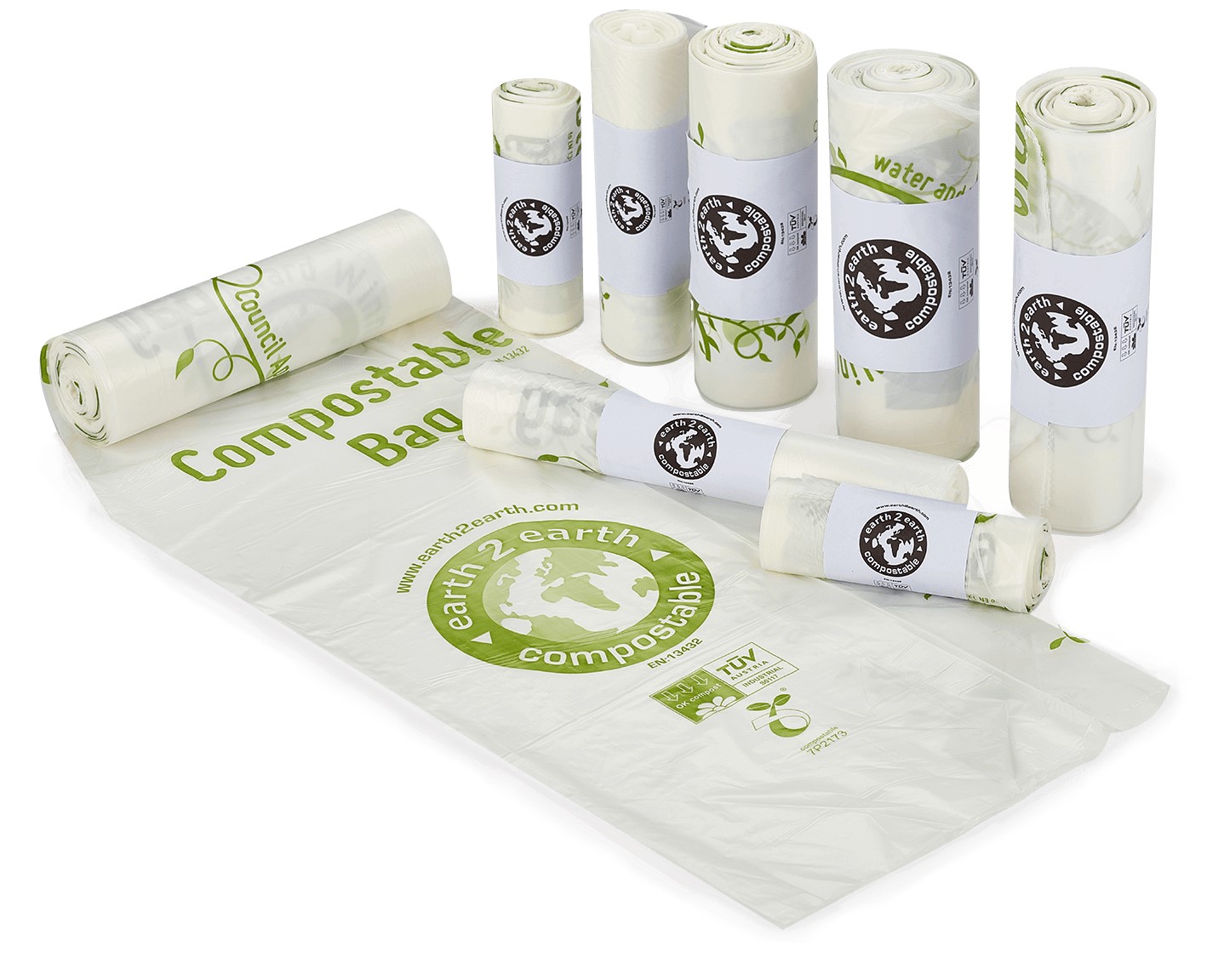 earth2earth Compostable Sacks (26x36)  x 100