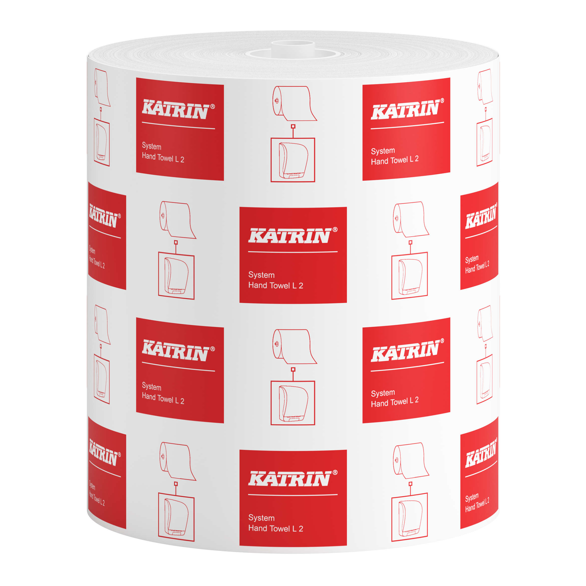 Katrin System Roller Towel Large 2ply White 200m x 6 rolls