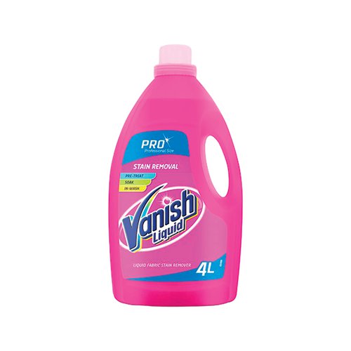 Vanish Liquid Fabric Stain Remover 4L
