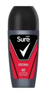 Sure Roll On for Men Orginal Dry  50ml x 6
