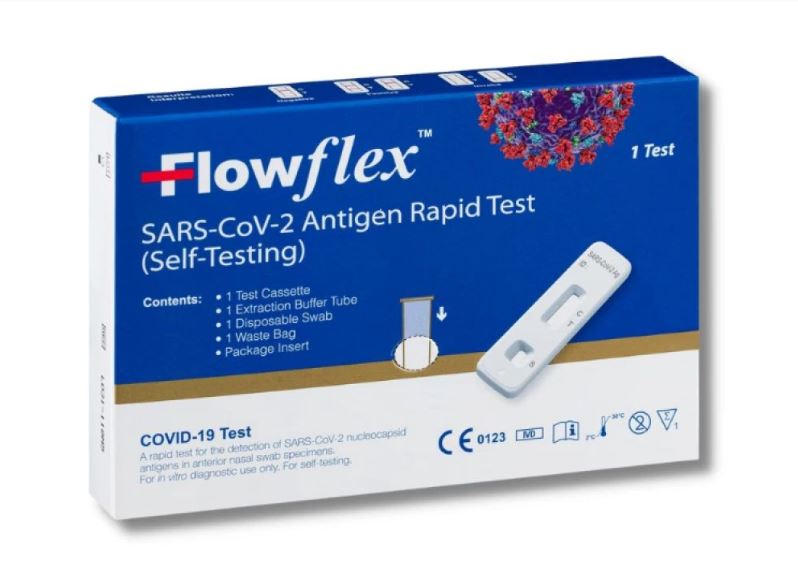 Flowflex Covid-2 Rapid Antigen Test x 1