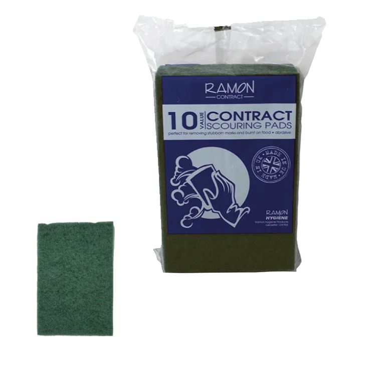 Ramon Scouring Pad Contract Green x 10