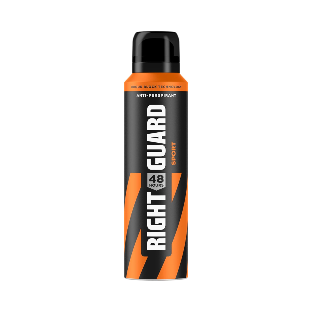 Right Guard Sport Mens Aerosol Deodorant 150ml x 6