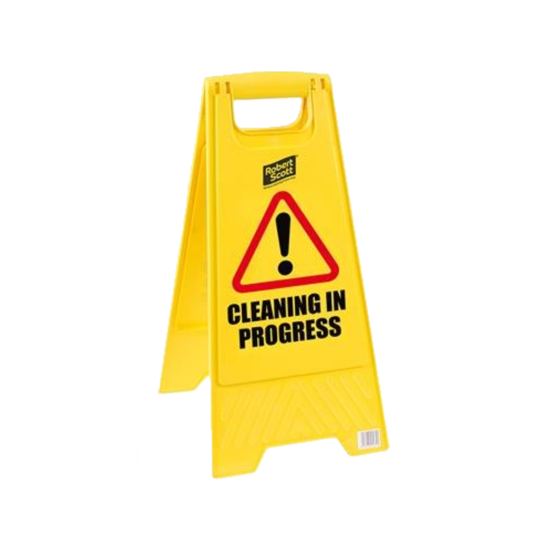 Cleaning In Progress Floor Sign