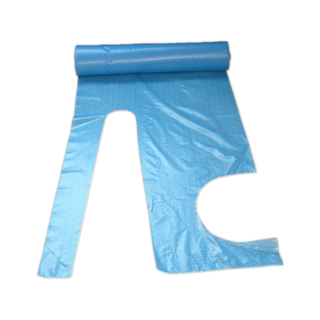 Apron Blue PE (28x46) x 5 rolls x 200