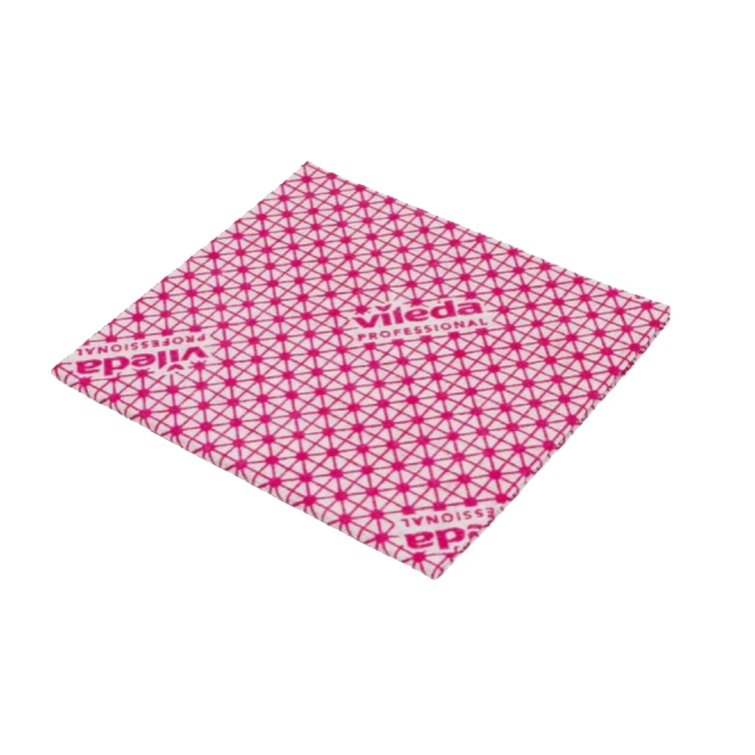 Vileda Mediumweight Cloth (44x37cm) Red x 10