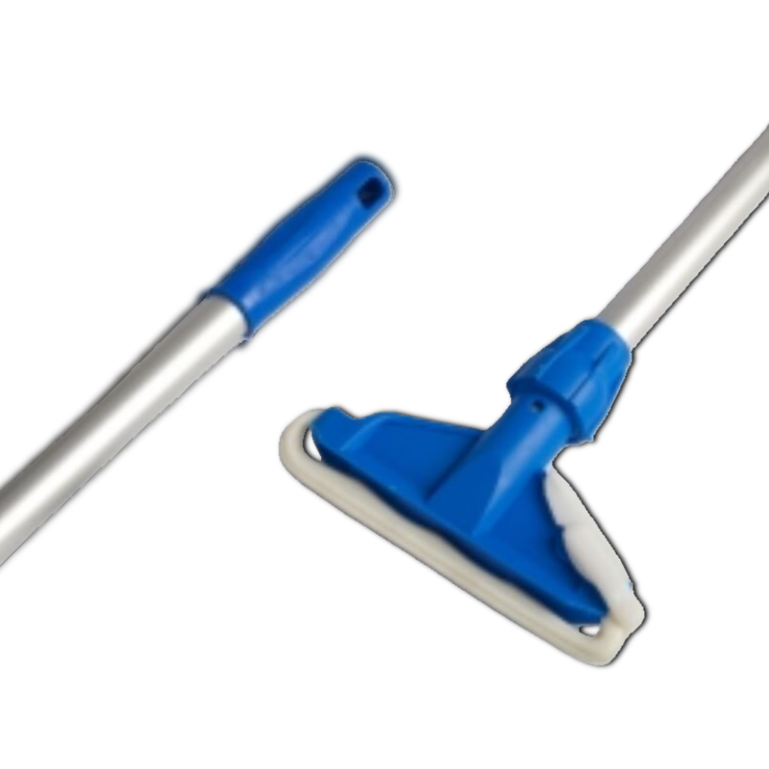 Kentucky Mop Handle Aluminium & Plastic Clip Blue