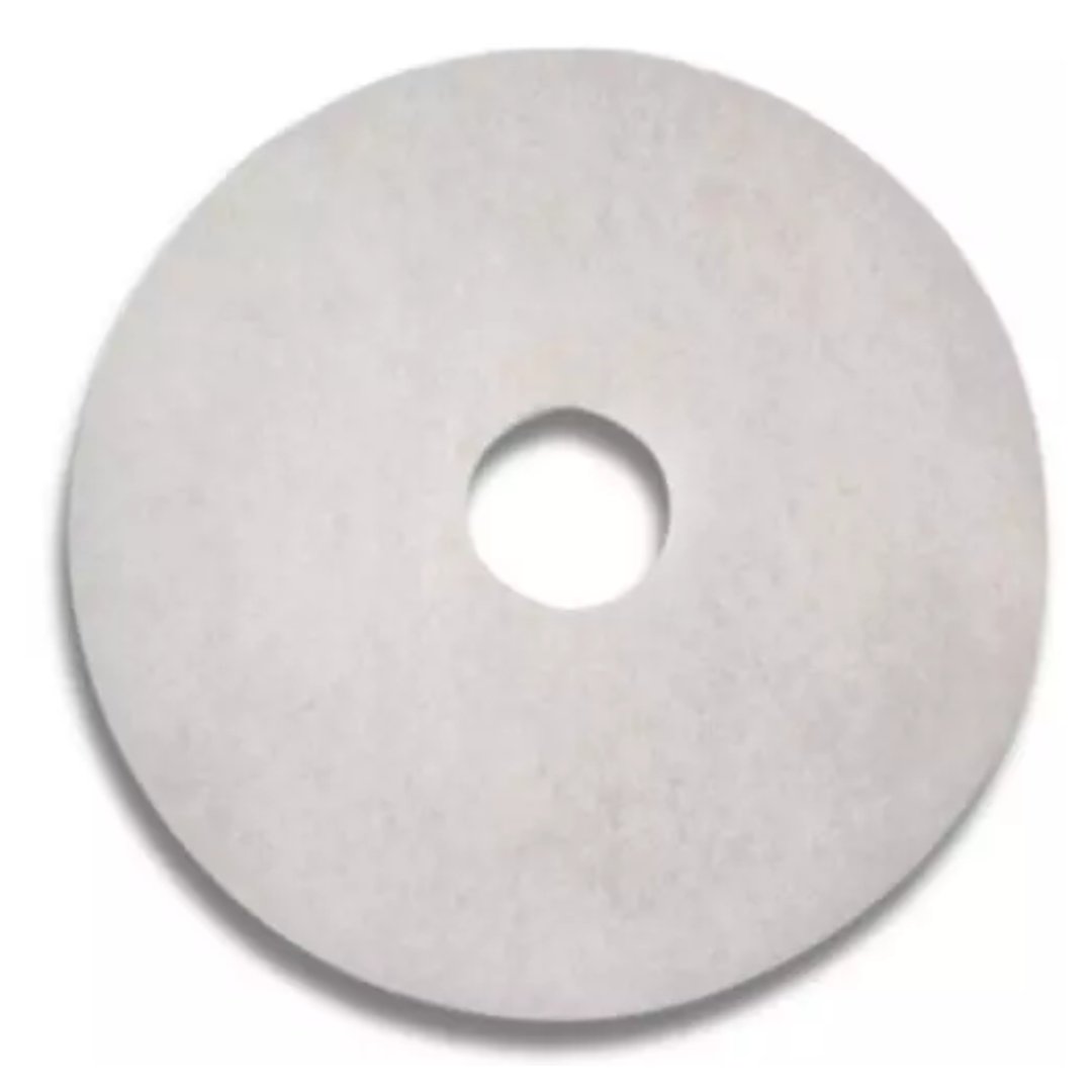 13" Floor Pads White x 1