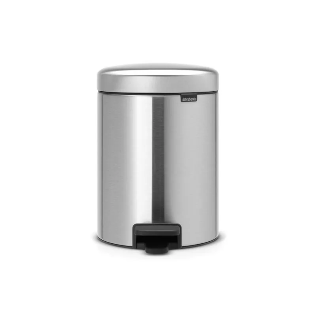 Brabantia Pedal Bin Brilliant Steel 5L