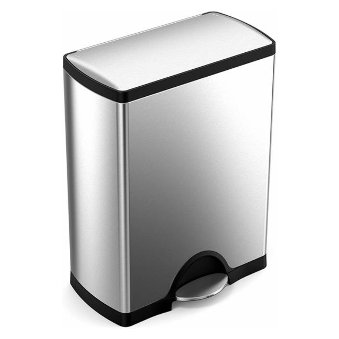 Rectangle Pedal Bin Steel 50L