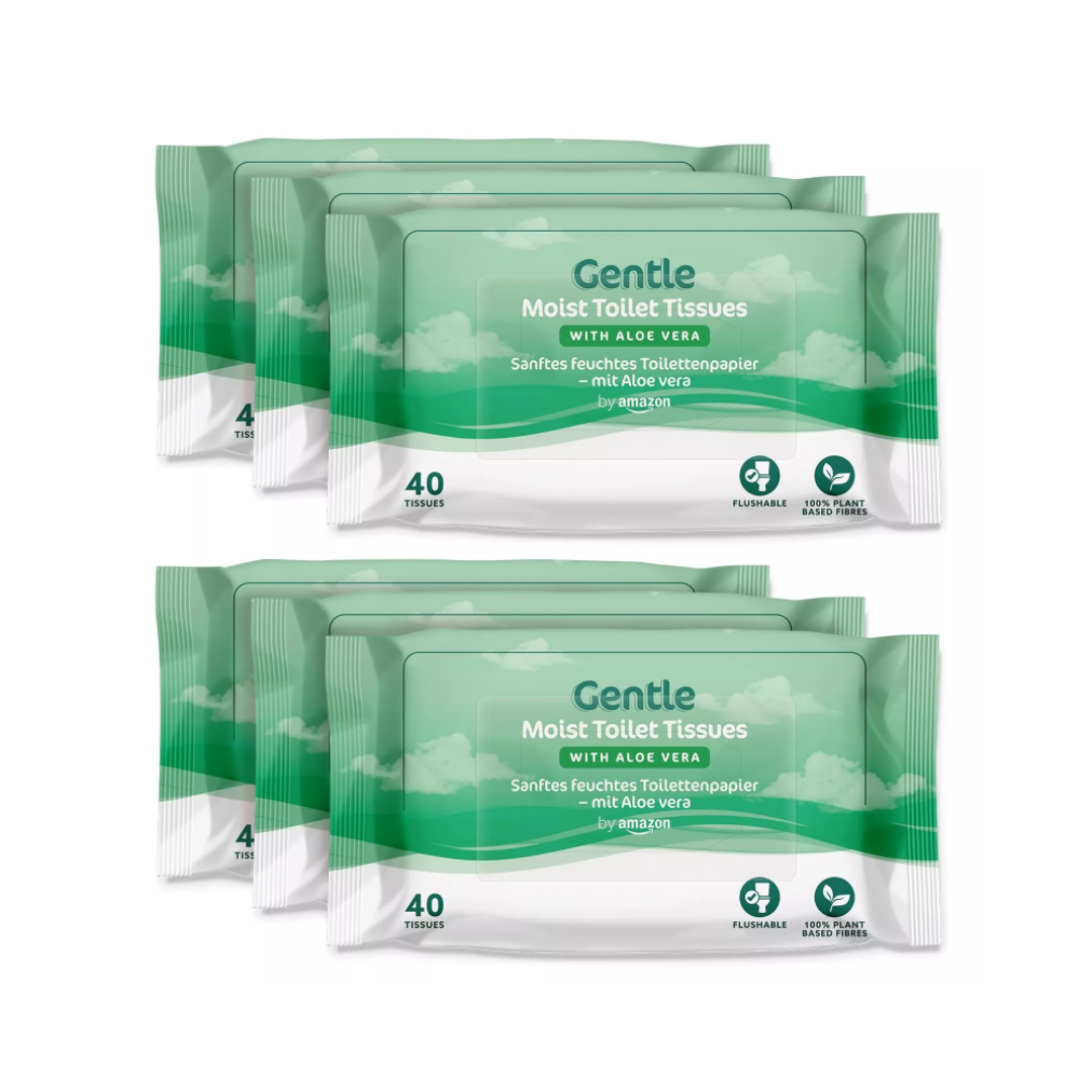 Aloe Vera Flushable Wipes x 40