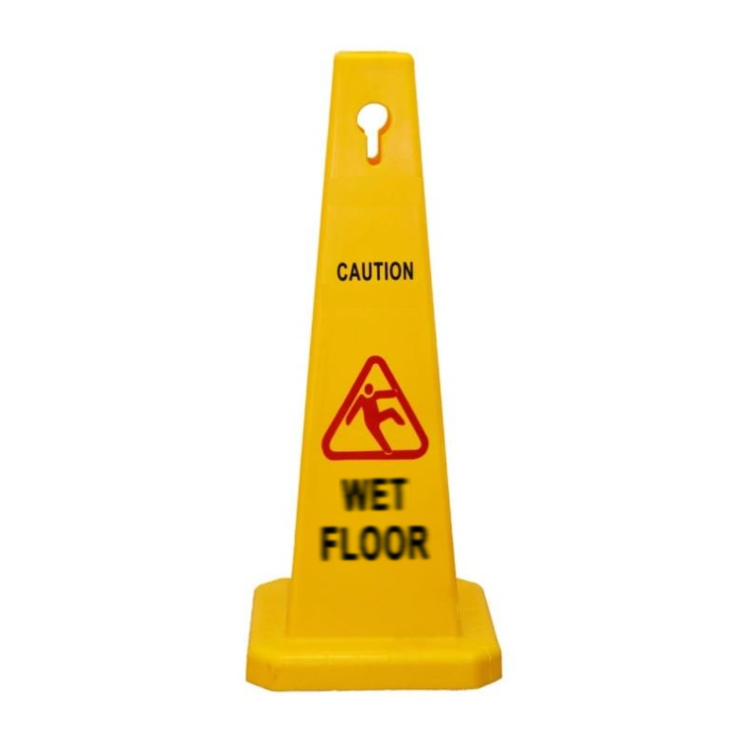 Caution Cone Dual Message Large 91cm