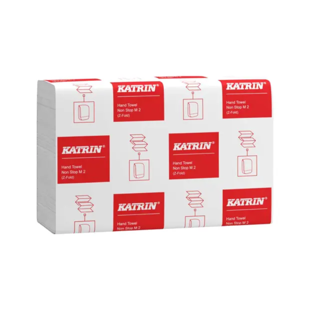 Katrin Classic Z Fold Hand Towel White 2ply Non Stop x 2940 Sheets