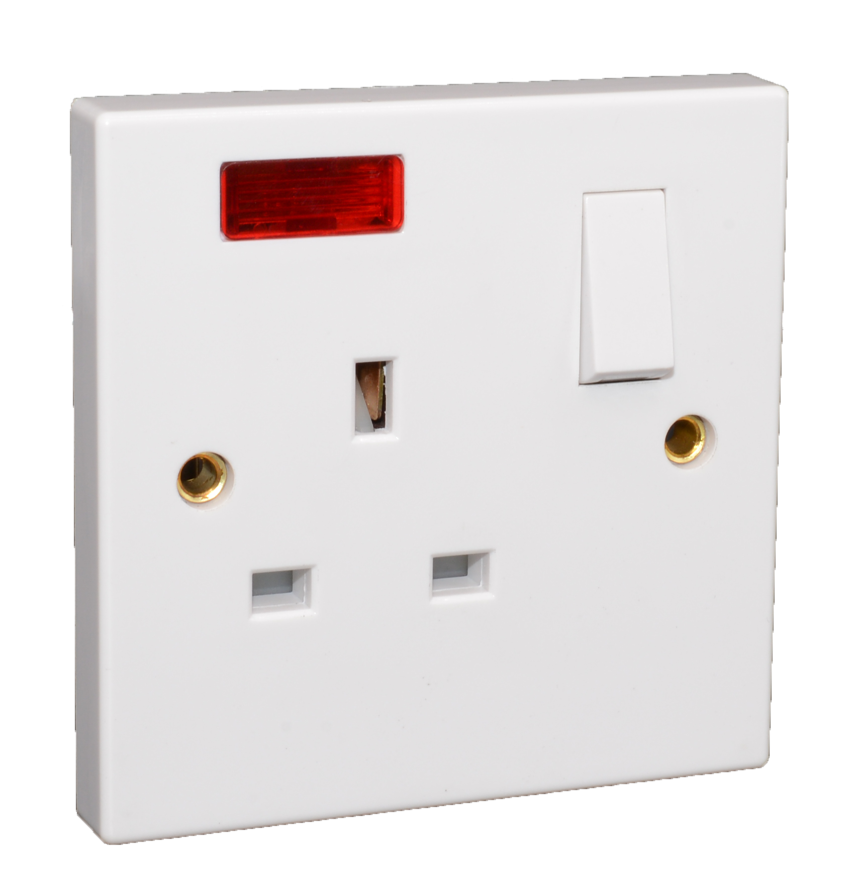 Lincoln 13 Amp 1 Gang Switched Socket c/w Pilot Light WEW