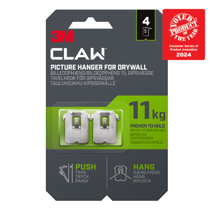 3M Claw Hanger 4pc 11kg