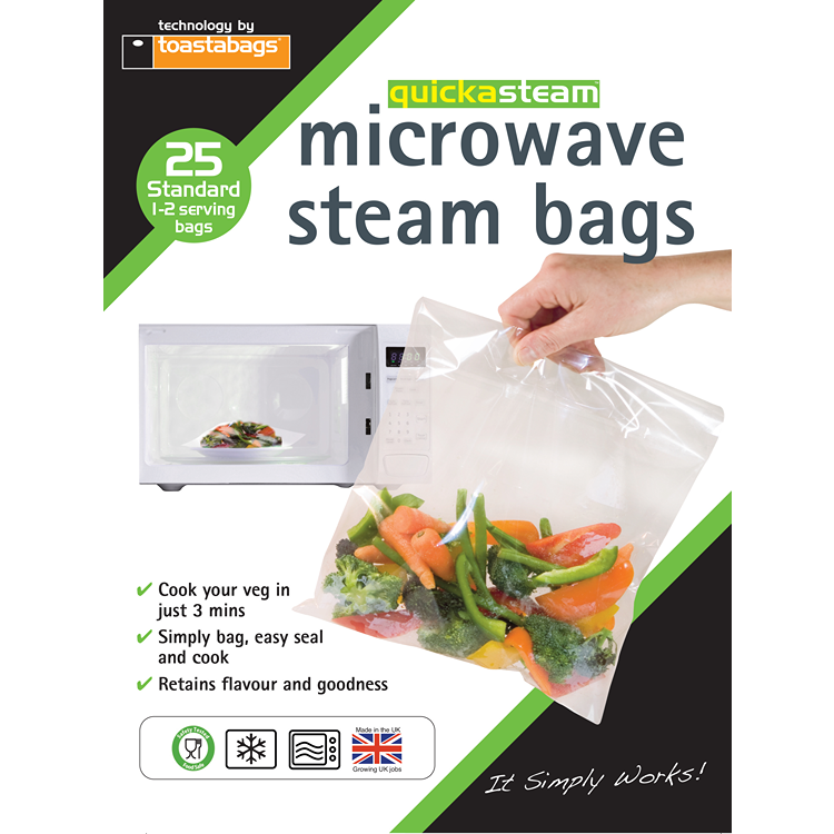 Microwave Steam Bag Lrg 25